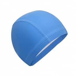 Gorra natacion tela lycra celeste